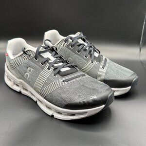 On Cloud Cloudgo Shoes Mens 9.5 Black Glacier Running Jogging Sneakers Athletic